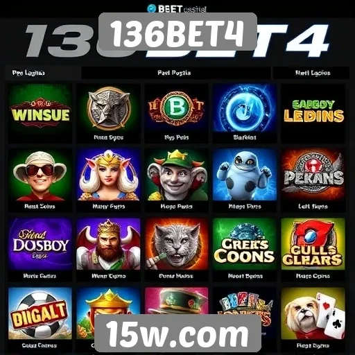 Perfil dos jogos disponíveis no 136BET4